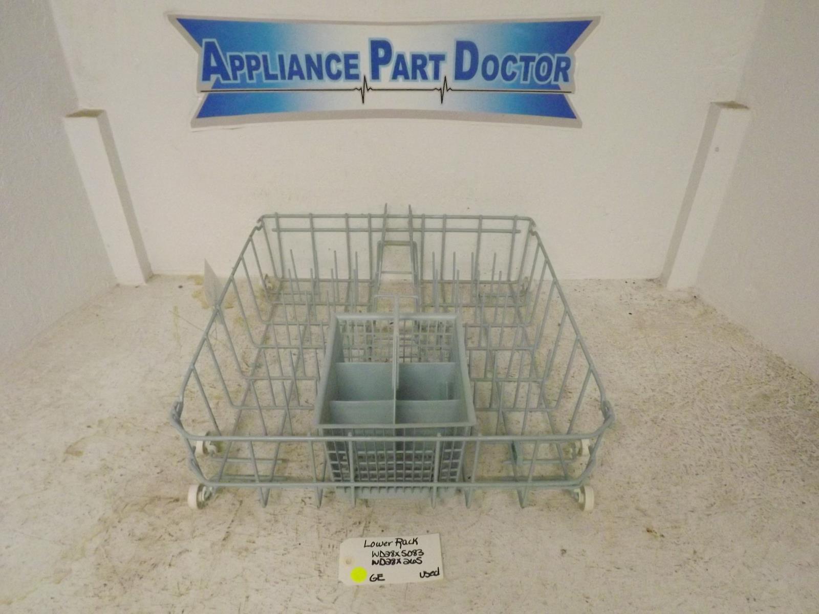 GE Dishwasher WD28X5083 WD28X265 Lower Rack Used GE Dishwasher WD28X5083 WD28X265 Lower Rack Used